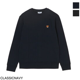 メゾンキツネ MAISON KITSUNE スウェットシャツ ブルー メンズ pm00303km0340 0413 classicnavy FOX HEAD PATCH REGULAR SWEATSHIRT フォックスヘッド【返品送料無料】[2025AW]