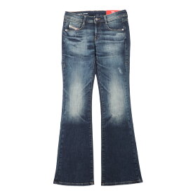 ディーゼル ジップフライジーンズ フレアジーンズ KIDS キッズ ガールズ ブルー レディース d arry j j02340 kxbrl k01 D-ARRY-J ブーツカット フレアデニムパンツ ウォッシュ加工【返品送料無料】