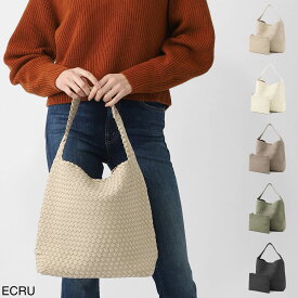 ナゲディ NAGHEDI ショルダーバッグ レディース sn04023ld ecru Nomad Medium Hobo ノマド ミディアム ホーボー ミニ ハンドバッグ ミニバッグ メッシュ ネオプレン 軽量 編み込み【返品送料無料】
