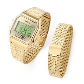 MM6 Maison Margiela 腕時計 デジタルウォッチ MM6 × Timex T80 ギフトセット ブレスレット タイメックス コラボ 3気圧防水 ナンバリングロゴ【返品送料無料】
