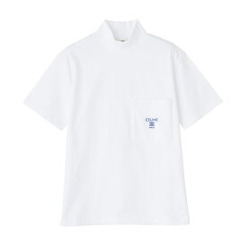 セリーヌ CELINE モックネック Tシャツ ホワイト レディース rx0dl 1242 ggn2【返品送料無料】[2026SS]