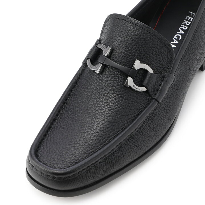 楽天市場】フェラガモ FERRAGAMO ビットローファー モカシン ブラック 