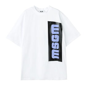 【アウトレット】【ラスト1点】【訳あり】エムエスジーエム MSGM クルーネックTシャツ ホワイト 3340mm106 227798【あす楽対応_関東】【返品交換不可】