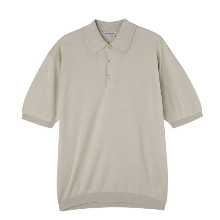 ジョンスメドレー John Smedley ポロシャツ ISIS Almond - ポロシャツ