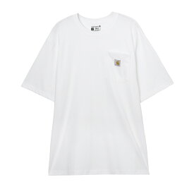 【アウトレット】【ラスト1点】【訳あり】カーハート Carhartt クルーネックTシャツ ホワイト carhartt k87 HEAVYWEIGHT SHORT SLEEVE POCKET【あす楽対応_関東】【返品交換不可】[outnew]