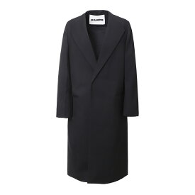 【アウトレット】【ラスト1点】【訳あり】ジルサンダー JIL SANDER ロングコート ブラック j21aa0102 41136 COAT 09 TM【返品交換不可】