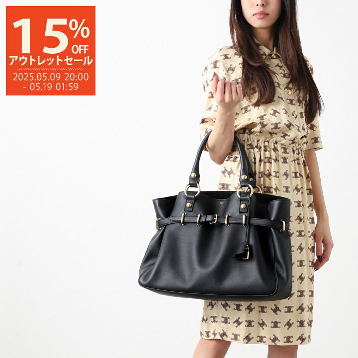 楽天市場】【アウトレット】セリーヌ CELINE ハンドバッグ ブラック 