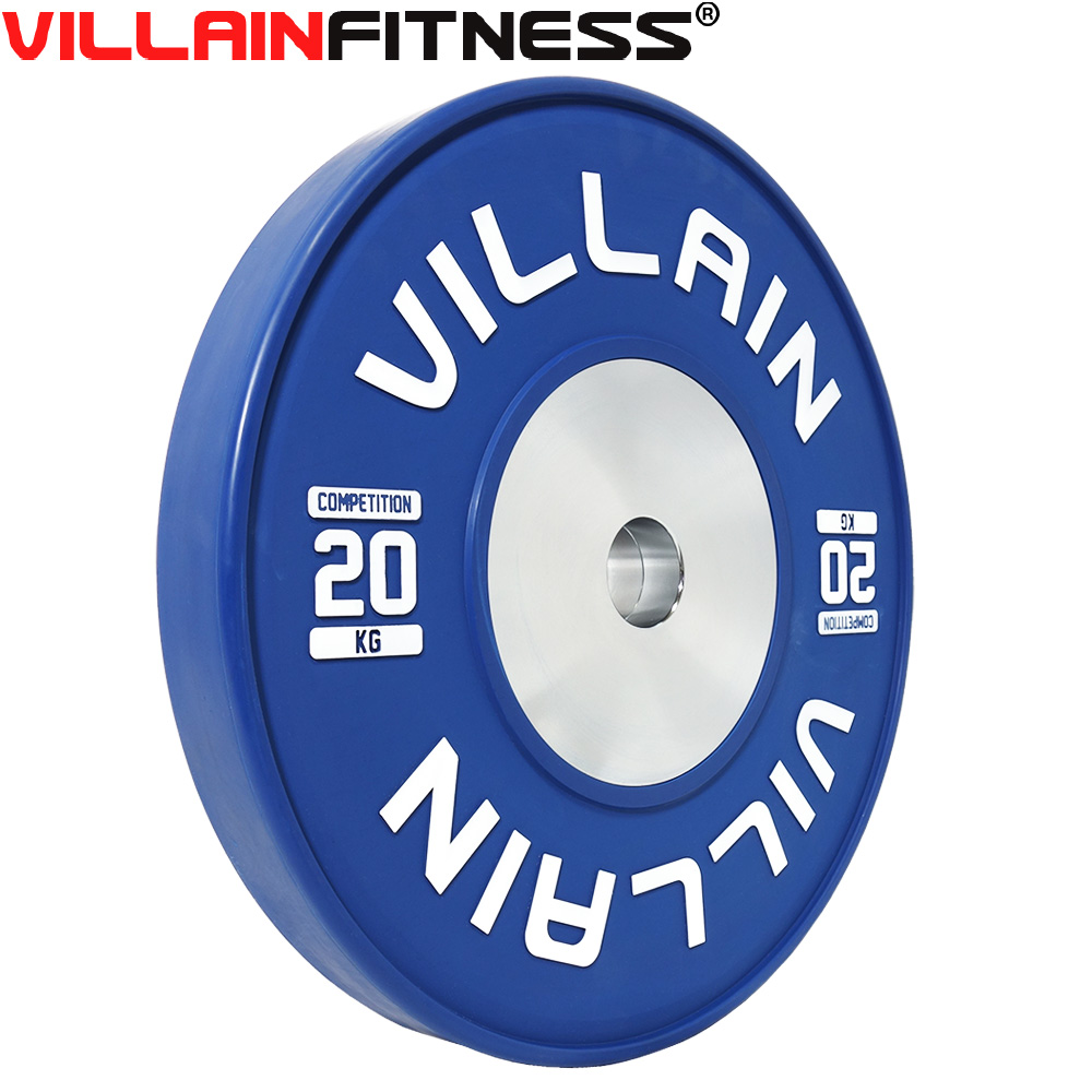 VILLAIN（ヴィラン）コンペティションバンパープレート2.0 10kg～25kg 2枚セット オリンピックシャフト用プレート 筋トレ 本格トレーニング トレーニング器具 商用グレードのサムネイル