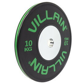 VILLAIN（ヴィラン）トレーニングバンパープレート 10kg～25kg　2枚セット　オリンピックシャフト用プレート　筋トレ　本格トレーニング　トレーニング器具　商用グレード