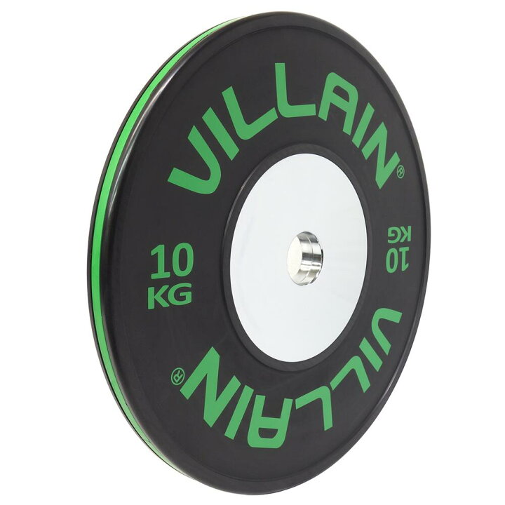 1枚 VILLAIN 20 KG バンパープレート ①ヴィラン（GYMWAY 薄型 