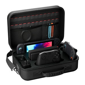 ProCase Switch 2�Ή� ���[�o�b�O �Q�[���J�[�h�X���b�g�t�� 24�����[�\ �h�b�N �R���\�[�� �A�N�Z�T���ۊǗp �P�[�X ��e�� �ϏՌ�