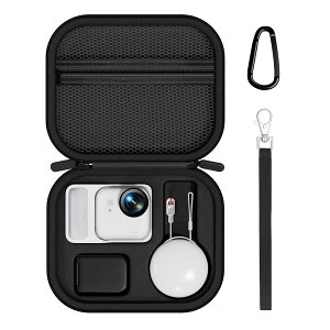 ProCase Insta360 GO Ultra ��p ���[�P�[�X �W���o���h���Ή� �n�[�hEVA �ϏՌ� ���� �J���r�i �X�g���b�v �t�� �M�t�g �A�N�V�����J���� �P�[�X
