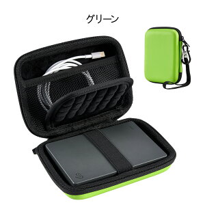 ProCase �ėp HDD�ۊǃP�[�XEVA�� 2.5�C���`�n�[�h�f�B�X�N�Ή��\�F Western Digital WD Elements Seagate Backup Plus 1TB 2TB 4TB USB 3.0�ϏՌ� �ϐ���My Passport�|�[�^�u���O�t���n�[�h�h���C�u�P�[�X