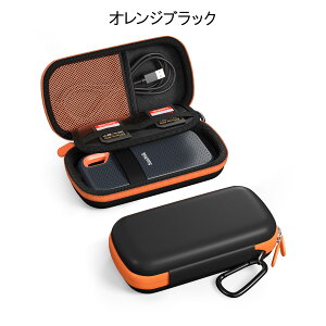 ProCase EVA�n�[�h�V�F�� SanDisk�|�[�^�u��SSD��p�P�[�X �ϏՌ� ���� �h�o �����x���x�b�g SD�J�[�h�X���b�g�t�� ���b�V���|�P�b�g �y�ʃR���p�N�g �O�t��SSD���[ ���s�P�[�X