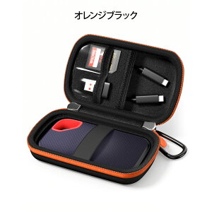 ProCase SanDisk Extreme Portable SSD V3 ��p�P�[�X EVA�ϏՌ� 500GB-4TB�Ή� SDSSDE70�V���[�Y�Ή� EVA�ϏՌ� ���� �h�o ����SD�J�[�h�X���b�g ���b�V���|�P�b�g �R���p�N�g ���s���[
