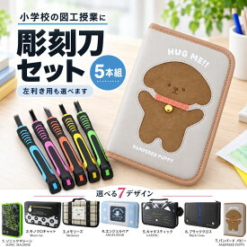 ヒシエス誠文社 彫刻刀ソリッド 彫刻刀セット 5本組 よしはる 全鋼製 平刀 三角刀 切り出し刀 小丸刀 中丸刀 すべり止めシート 名前シール 収納バッグ付き 選べる7タイプ 右利き 左利き 小学生 小学校 図工 版画