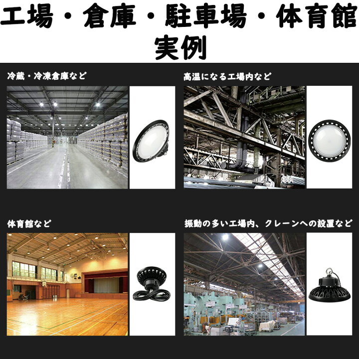 楽天市場】ハイベイライト 工場用led照明 高天井用led照明 投光器 led 