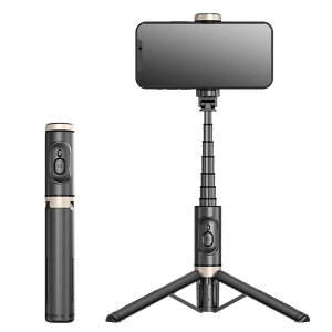 自撮り棒 ライト付き スマホ 三脚/一脚兼用 コンパクト セルカ棒 iPhone Android対応 じどりぼう 無線リモコン 付き スマホスタンド カメラ gopro用 遠隔リモコン コールドシュー 安定 固定 ロング