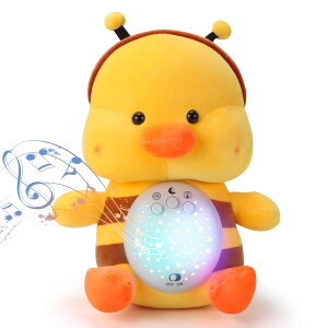 寝かしつけおもちゃ 赤ちゃん おもちゃ ホワイトノイズ オルゴール ミツバチ アヒル 家庭用 睡眠誘導マシン くま ぬいぐるみ 新生児 おもちゃ 1歳 出産祝い 女の子 男の子 子供 誕生日プレゼ