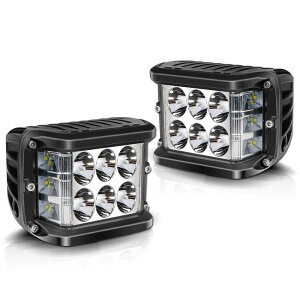 LEDƓ,[NCg 90W 180xLpIOSRAM 8100LM 6000K IP67 ⏕/obNCg/ނ/gbN/W[v/_Ƌ@B/H/ԏ DC9V-32VΉ hEhoEϐk 2Zbg