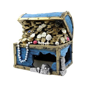 水槽用 オブジェ 宝箱 古城 廃墟 遺跡 神殿 沈没船 海賊船 宝石箱 樹脂 飾り 造景置物 軽量 持ち運び便利 おしゃれ 人気 多機能 爬虫類シェルター 観賞魚 熱帯魚 金魚 隠れ家 水槽 水族館 アク