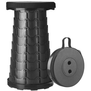 ポータブル折りたたみ椅子式スツール アップグレード、調節可能な伸縮式アウトドア 椅子、耐荷重550ポンド、旅行、釣り、ハイキング、バーベキュー、アウトドア、インドア用の小型軽量