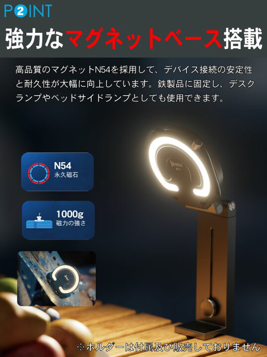 楽天市場】WUBEN 超薄型ライト スマホスタンド(スマホリング) 兼用色 