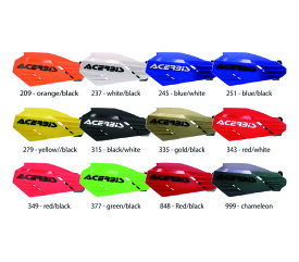 ACERBIS アチェルビス LINEARハンドガード hand guards オープンエンド 25658 モトクロス エンデューロ クロスカントリー オフロードバイク 25658