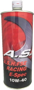 A.S.H.(�A�b�V��) FSE E-Spec RACING 10W-40 ������ �G���W���I�C�� 1L