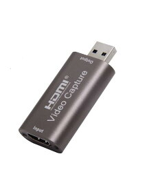 三生テック HDMI キャプチャーユニット ビデオ/ゲームキャプチャー 録画 ライブ配信 テレワーク 入力4K＠30Hz 出力1080P＠30 USB2.0 UVC(USB Video Class)規格準拠 電源不要 持ち運びに便利 日本語対応取
