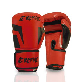 【REMAC】ボクシンググローブ 8オンス 10オンス 12オンス メンズ レディース フィットネス (レッド 8オンス)