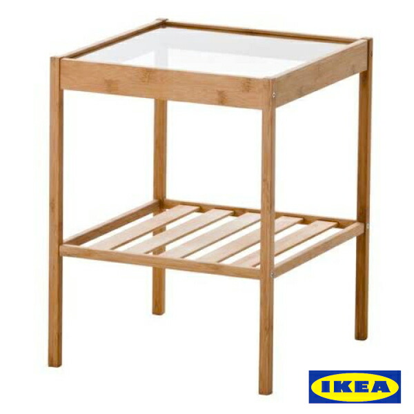 ベッドの脇やアームチェアの横などにぴったりのサイズ。※この商品は組み立てが必要です。 IKEA イケア NESNA ベッド サイドテーブル ネスナ 36x35cm 20247128 IKEA イケア ナイトテーブル サイドテーブル ベット