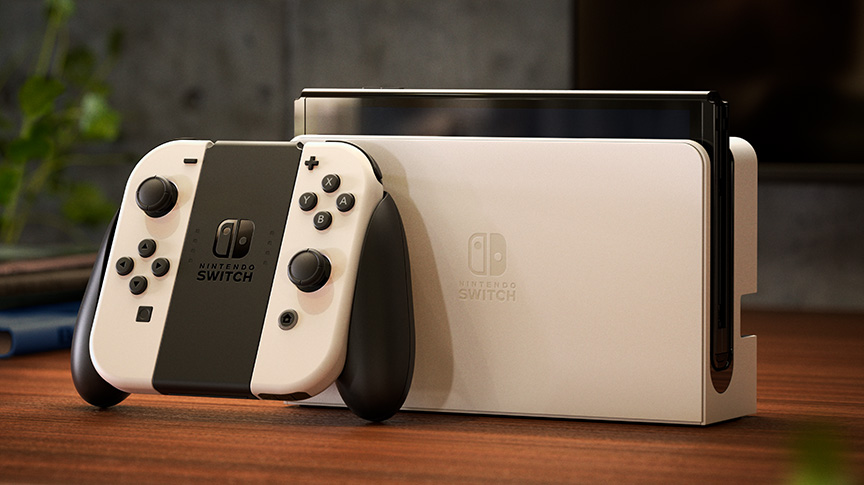 楽天市場】新型 Nintendo Switch（有機ELモデル）【ホワイト】任天堂 