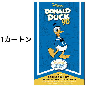 ドナルドダック 90周年プレミアムコレクションカード BOX カートン コレクションカード エポック社 【 新品 】 クリスマスプレゼント