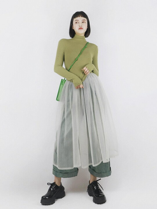 楽天市場】シアースカート シアーロングスカート シアー素材 スカート  