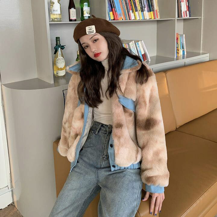 楽天市場】【日本未発売】フェイクファーコート ファーコート  