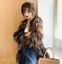 楽天市場】ファーコート レインボーの通販