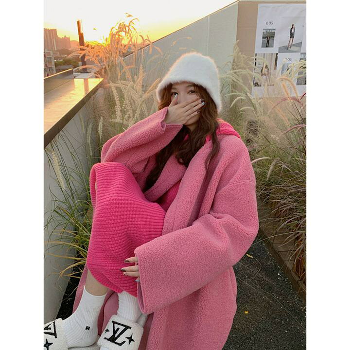 ☘️秋冬人気作 ♡ Ted Baker ピンクニットワンピース 新品♡203
