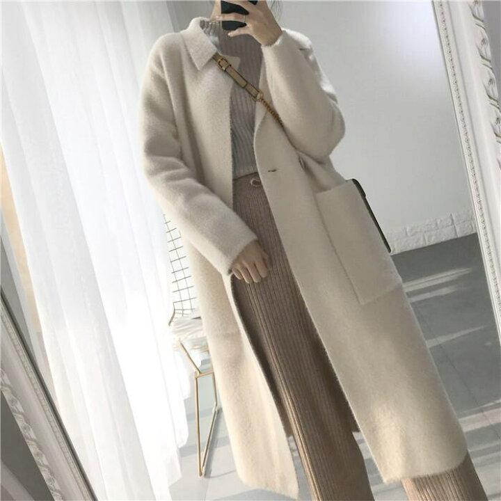 楽天市場】ロングカーディガンコート カーディガン コート アウター 