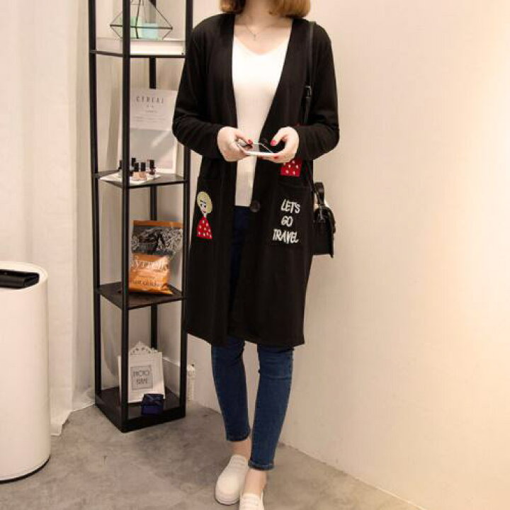 楽天市場】女性 黒 スリム 刺繍ロングコート A1874 : mscloset