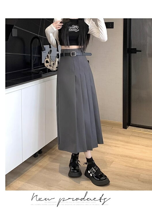 楽天市場】ハーフプリーツスカート ミモレスカート プリーツスカート  