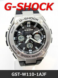 【7年保証】CASIO　G-SHOCK レイヤーガード構造　Gスチール【GST-W110-1AJF】（国内正規品）　ソーラー電波 メンズ　男性用腕時計