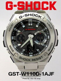 【7年保証】CASIO　G-SHOCK レイヤーガード構造　Gスチール【GST-W110D-1AJF】（国内正規品）　ソーラー電波 メンズ　男性用腕時計