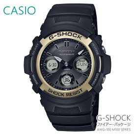 メンズ 腕時計 7年保証 送料無料 カシオ G-SHOCK ソーラー 電波 AWG-M100SF-1A6JR 正規品 CASIO ファイアー・パッケージ