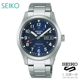 メンズ 腕時計 7年保証 送料無料 セイコー5スポーツ 自動巻 SBSA113 正規品 SEIKO 5 SPORTS Field Sports Style