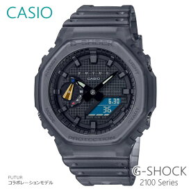 メンズ 腕時計 7年保証 カシオ G-SHOCK アナ×デジ GA-2100FT-8AJR 正規品 CASIO FUTURコラボ