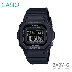 レディース 腕時計 7年保証 カシオ BABY-G ソーラー 電波 BGD-5650-1CJF 正規品 CASIO
