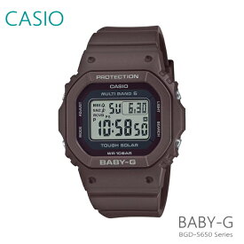 レディース 腕時計 7年保証 カシオ BABY-G ソーラー 電波 BGD-5650-5JF 正規品 CASIO