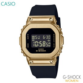 レディース 腕時計 7年保証 カシオ G-SHOCK デジタル GM-S5600GB-1JF 正規品 CASIO ブラック×ゴールド