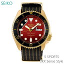 メンズ 腕時計 7年保証 送料無料 セイコー5スポーツ 自動巻 SBSA160 正規品 SEIKO 5 SPORTS SKX Sense Style Brian Mayコラボ